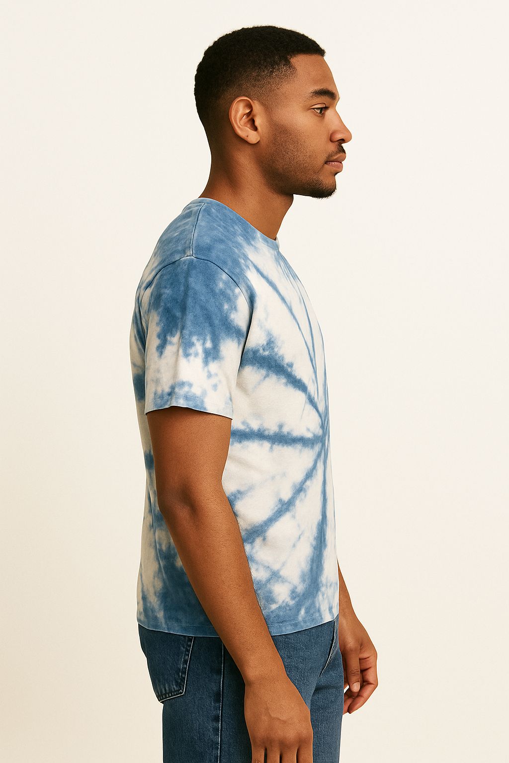 Men’s Multicolor Round Neck Half Sleeves T-Shirt Crafted with Smooth Cotton Fabric and Neat Stitching