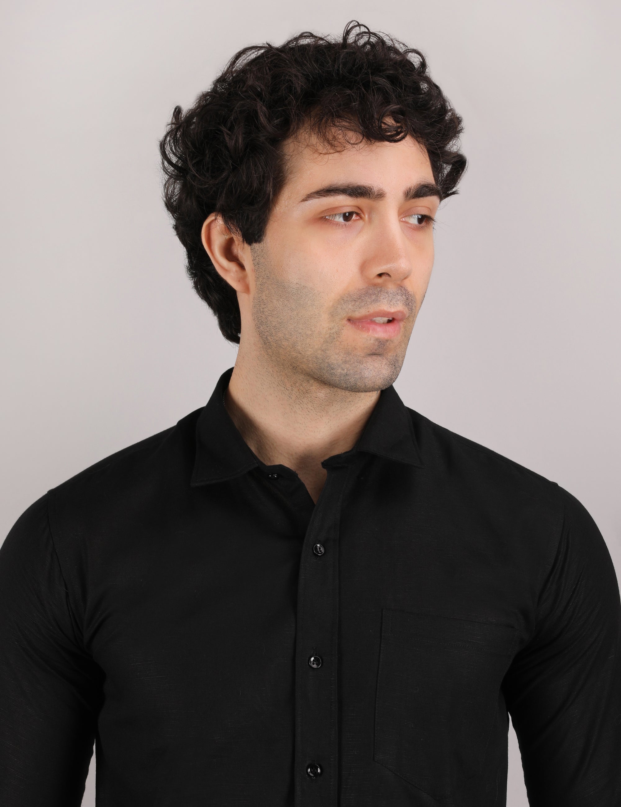 Mens Solid Linen Shirt | Lightweight Breathable Full Sleeve Shirt for Office Casual and Summer Wear